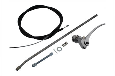 V-Twin Brake Cable and Fitting Kit Zicad Plated - 36-0416