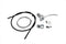V-Twin Spring Fork Cable and Handle Assembly Chrome - 36-0418