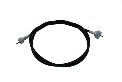 V-Twin 54-1/2 inch Black Speedometer Cable - 36-0626