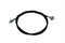 V-Twin 54-1/2 inch Black Speedometer Cable - 36-0626
