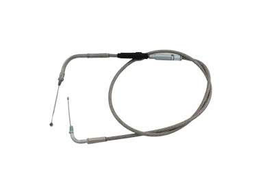 Barnett Braided Stainless Steel Throttle Cable with 40 inch Casing - 36-0670