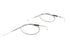 V-Twin Stainless Steel Throttle and Idle Cable Set - 36-0773