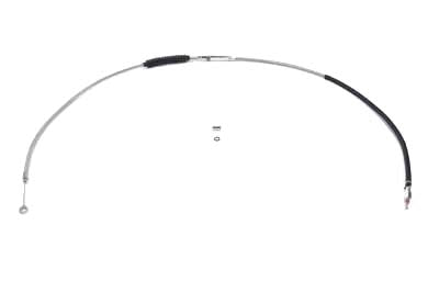 V-Twin 64.75 inch Braided Stainless Steel Clutch Cable - 36-0865