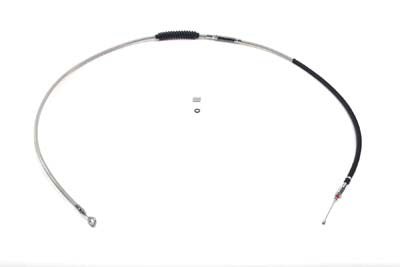 V-Twin 72.81 inch Braided Stainless Steel Clutch Cable - 36-0867