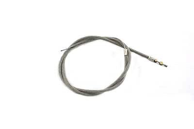 V-Twin Braided Stainless Steel Throttle Cable with 30 inch Casing - 36-0905