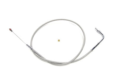 Barnett 34.875 inch Braided Stainless Steel Idle Cable - 36-1514