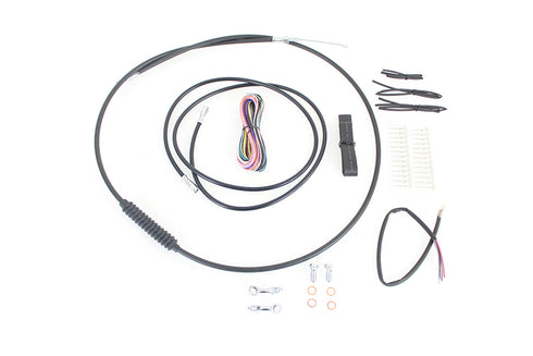 V-Twin 12 inch-14 inch Handlebar Cable and Brake Line Kit - 36-1605