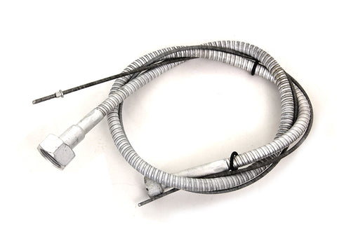 V-Twin 35 inch Speedometer Cable Zicad Plated - 36-2604