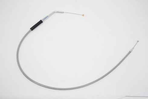 V-Twin 35 inch Braided Stainless Steel Throttle Cable - 36-8022