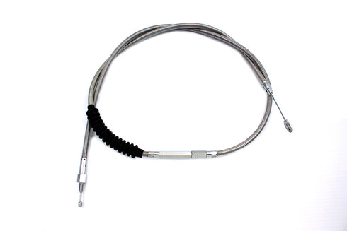 V-Twin 62.69 inch Braided Stainless Steel Clutch Cable - 36-8048