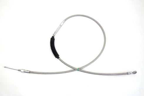 V-Twin 60.63 inch Braided Stainless Steel Clutch Cable - 36-8055