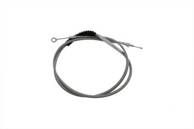V-Twin 72.69 inch Braided Stainless Steel Clutch Cable - 36-8067