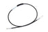V-Twin 72.8 inch Black Vinyl Clutch Cable - 36-8096