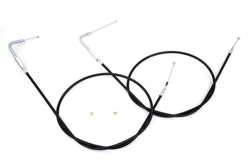 V-Twin 46.25 inch Throttle and Idle Cable Set - 36-8100
