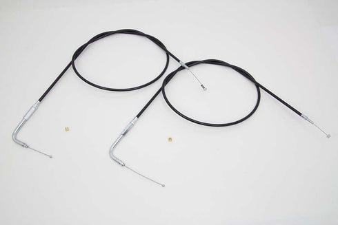 V-Twin 46.25 inch Throttle and Idle Cable Set - 36-8100