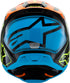ALPINESTARS Sm3 Youth Fray Helmet Blk/Orng/Ylw Fluo Ys - 482-00083YS