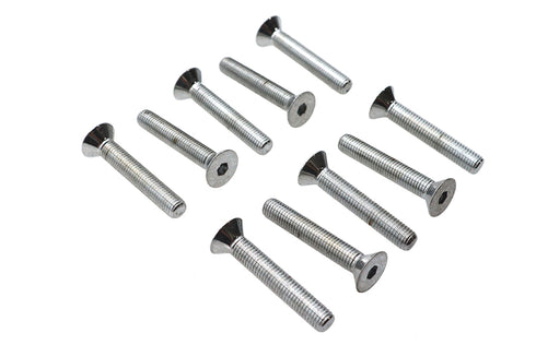 Colony Allen Flat Head Screws Chrome 1/4 inch-28 x 1-1/2 inch - 37-0110