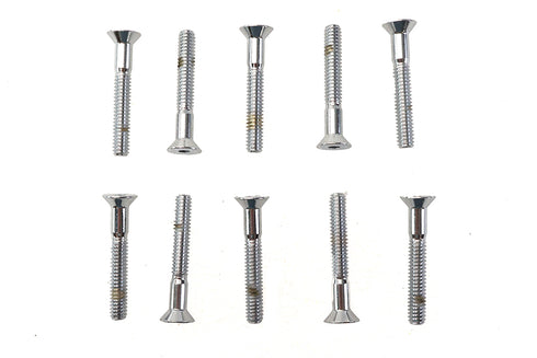 Colony Allen Flat Head Screws Chrome 1/4 inch-20 x 1-3/4 inch - 37-0160