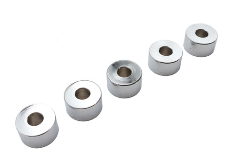 V-Twin Chrome Spacers 1/2 inch x 5/8 inch x 1-1/4 inch - 37-0447