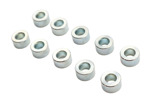 V-Twin Chrome Steel Spacers 1/4 inch x 15/32 inch x 1/4 inch - 37-0457