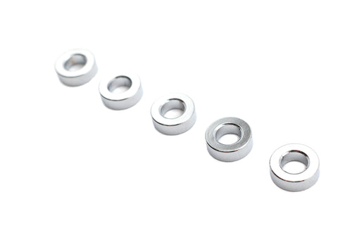 V-Twin Chrome Spacers 1/4 inch X 1/2 inch X 3/32 inch - 37-0470