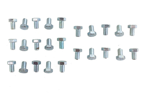 V-Twin Hex Cap Bolts Zinc 5/16 inch X 1/2 inch - 37-0550