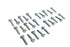 V-Twin Hex Cap Bolts Zinc 1/4 inch-20 x 1 inch - 37-0603