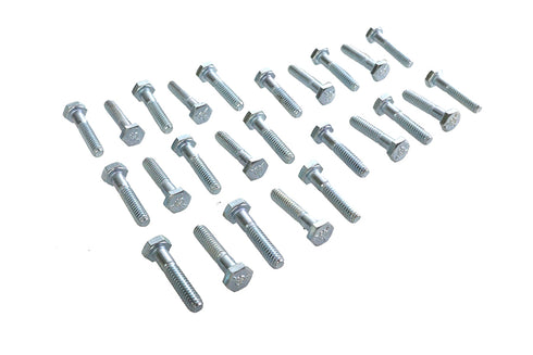 V-Twin Hex Cap Bolts Zinc 1/4 inch X 1-1/4 inch - 37-0604