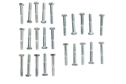 V-Twin Hex Cap Bolts Zinc 1/4 inch X 1-3/4 inch - 37-0606