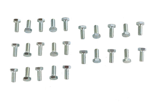 V-Twin Hex Cap Bolts Zinc 5/16 inch-18 x 3/4 inch - 37-0610