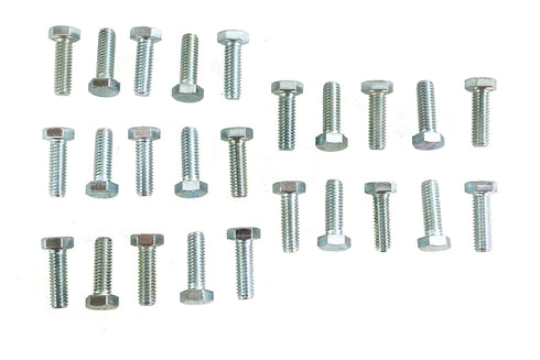 V-Twin Hex Cap Bolts Zinc 5/16 inch X 1 inch - 37-0612