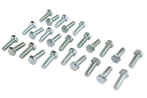 V-Twin Hex Cap Bolts Zinc 5/16 inch X 1 inch - 37-0612