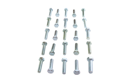 V-Twin Hex Cap Bolts Zinc 5/16 inch X 1-1/4 inch - 37-0613