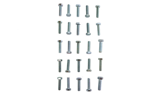 V-Twin Hex Cap Bolts Zinc 5/16 inch X 1-1/4 inch - 37-0613