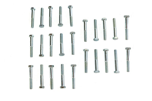 V-Twin Hex Cap Bolts Zinc 5/16 inch X 2-1/4 inch - 37-0617