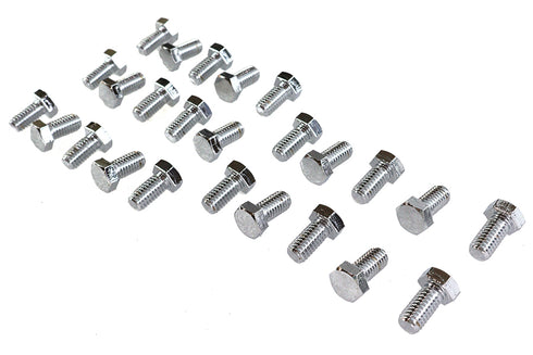V-Twin Hex Cap Bolts Zinc 3/8 inch x 3/4 inch - 37-0618T