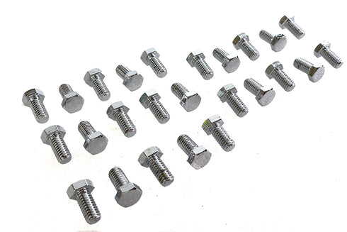 V-Twin Hex Cap Bolts Zinc 3/8 inch x 3/4 inch - 37-0618T
