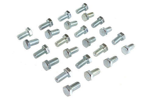 V-Twin Hex Cap Bolts Zinc 3/8 inch X 3/4 inch - 37-0618