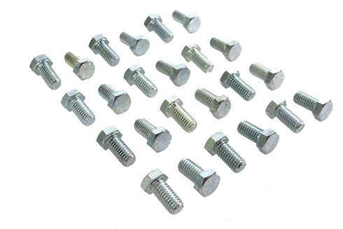 V-Twin Hex Cap Bolts Zinc 3/8 inch X 3/4 inch - 37-0618