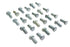 V-Twin Hex Cap Bolts Zinc 3/8 inch X 3/4 inch - 37-0618