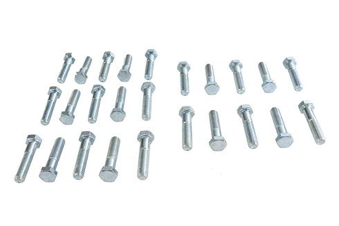 V-Twin Hex Cap Bolts Zinc 3/8 inch x 1-3/4 inch - 37-0622
