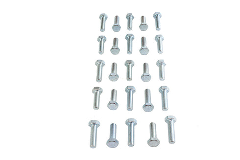 V-Twin Hex Cap Bolts Zinc 5/16 inch X 1 inch - 37-0640