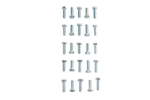 V-Twin Hex Cap Bolts Zinc 5/16 inch X 1 inch - 37-0640