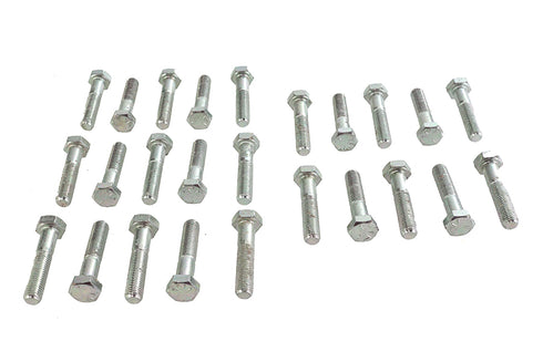 V-Twin Hex Cap Bolts Zinc 5/16 inch X 1-1/2 inch - 37-0642