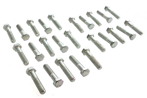 V-Twin Hex Cap Bolts Zinc 5/16 inch X 1-1/2 inch - 37-0642