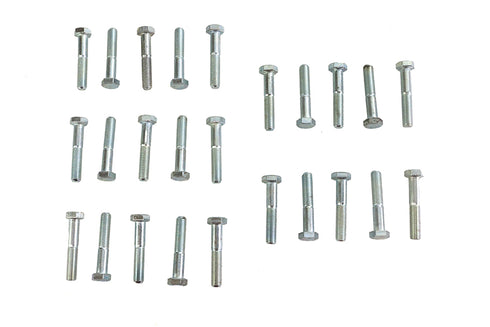 V-Twin Hex Cap Bolts Zinc 5/16 inch X 1-3/4 inch - 37-0643