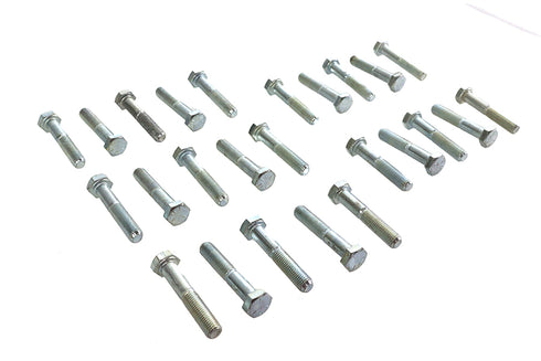 V-Twin Hex Cap Bolts Zinc 5/16 inch X 1-3/4 inch - 37-0643