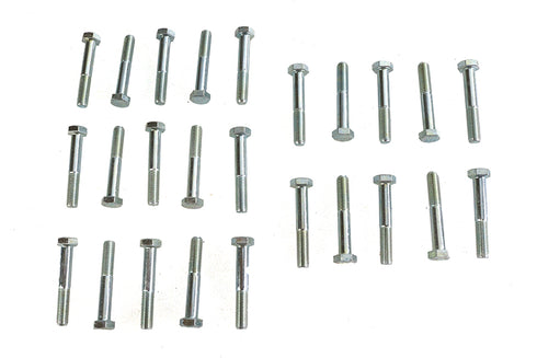V-Twin Hex Cap Bolts Zinc 5/16 inch X 2 inch - 37-0644