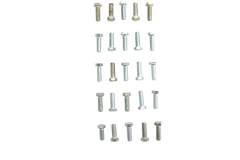 V-Twin Hex Cap Bolts Zinc 3/8 inch X 1-1/4 inch - 37-0648