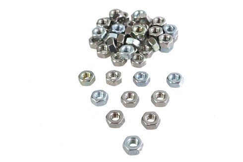 V-Twin Zinc Hex Nuts 1/4 inch-20 Standard - 37-0657